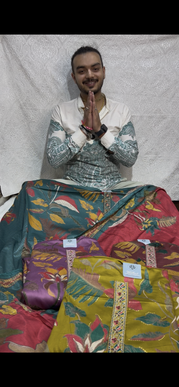Video preview for Floral Print Suit