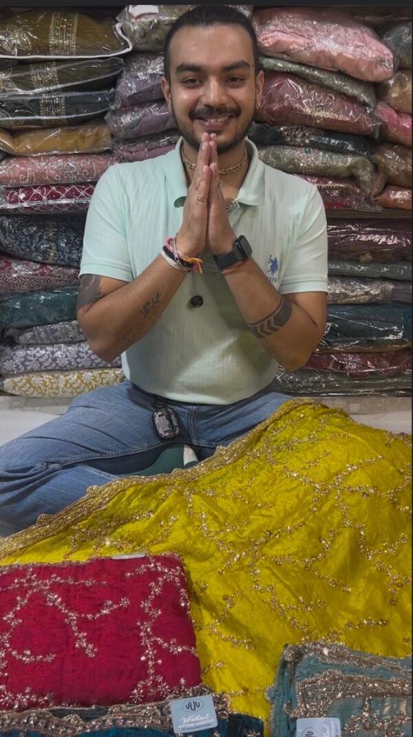 Video preview for Bridal Heavy Jaal Saree
