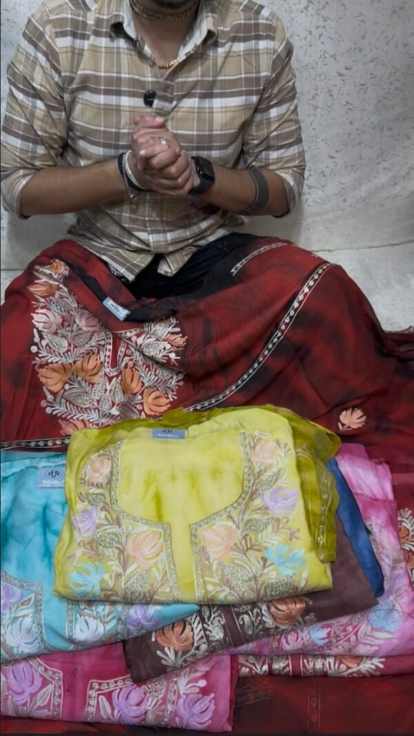 Kashmiri Aari Work Suit