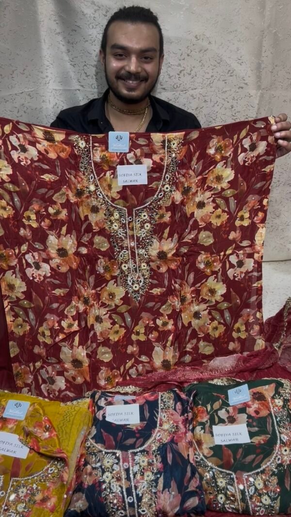 Floral Partywear Suit